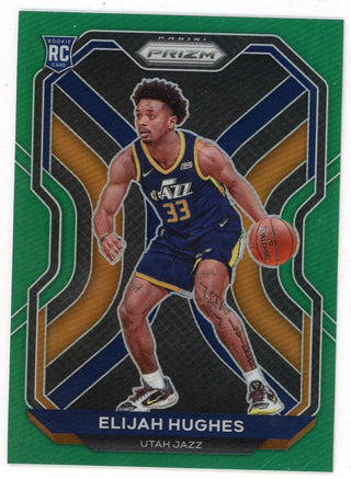 Elijah Hughes 2020-21 Panini Prizm Green #271