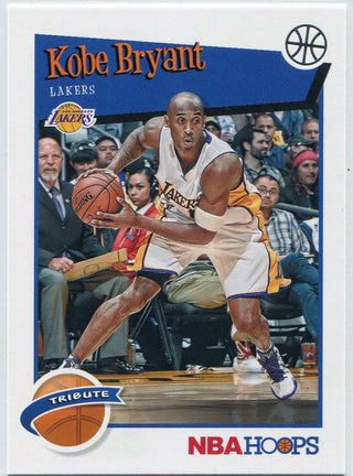 Kobe Bryant 2019 - 2020 Panini Hoops Tribute Card #282
