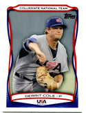 Gerrit Cole Topps USA Baseball 2010