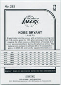 Kobe Bryant 2019 - 2020 Panini Hoops Tribute Card #282