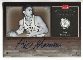 Bill Sharman Autographed 2005-06 Fleer Greats of the Game Card #GG-SH