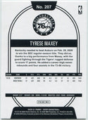 Tyrese Maxey 2020 - 2021 Panini Hoops RC #207