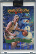 Larry Bird 2025 Wild Card Holiday Hits Card #HHCHf1-LB 1/1