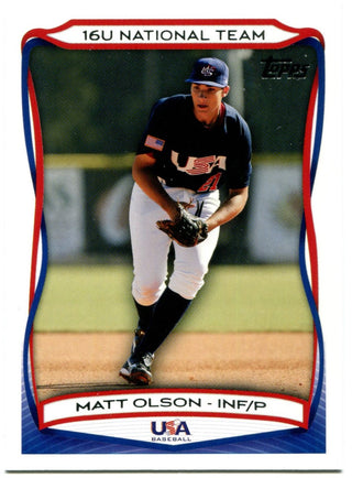 Matt Olson Topps USA Baseball 2010