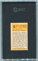 Pete Alexander 1963 Bazooka Greats Card #29 SGC Graded 3