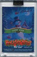 Larry Bird 2025 Wild Card Holiday Hits Card #HHCHf1-LB 1/1