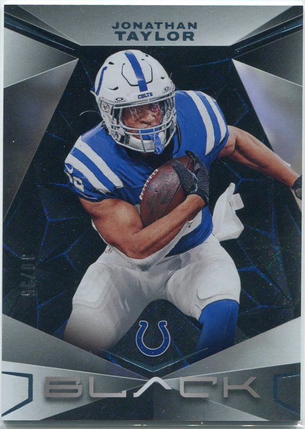 Jonathan Taylor 2024 Panini Black Sapphire Parallel Card #47 30/35