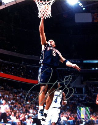Jason Kidd Autographed Basketball 8x10 Photo