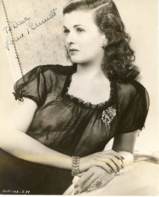 Joan Bennett Autographed 8x10 Photo