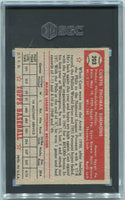 Curt Simmons 1952 Topps Card #203 SGC Graded 5.5