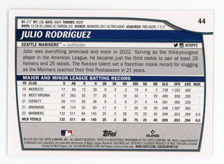 Julio Rodriguez 2023 Topps BL #44 Card