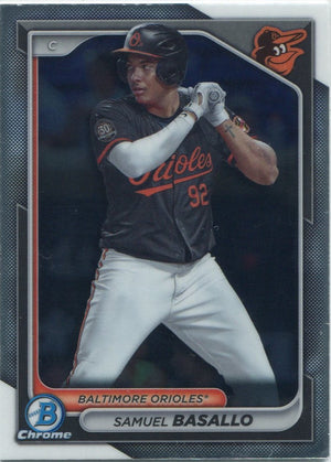 Samuel Basallo 2024 Bowman Chrome Prospect RC #BCP-38