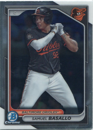 Samuel Basallo 2024 Bowman Chrome Prospect RC #BCP-38