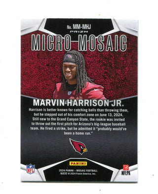 Marvin Harrison Jr 2024 Panini Micro Mosaic #MM-MH Card
