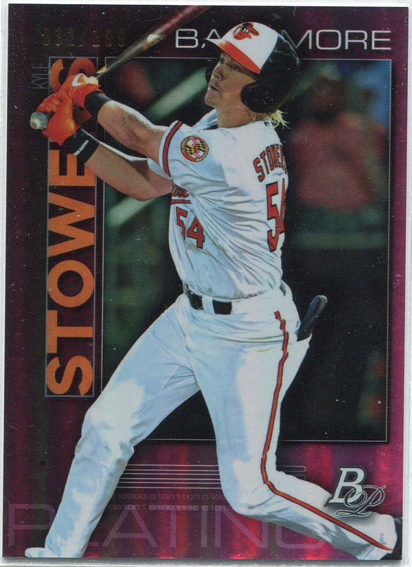 Kyle Stowers 2020 Bowman Platinum Pink Parallel RC #TOP-85 32/199