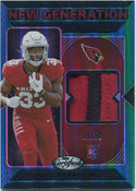 Trey Benson 2024 Panini Certified New Generation 2 Color Patch Teal Mirror Parallel RC #NGS-TBN 39/50