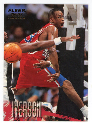 Allen Iverson 1997 Fleer Card #235