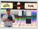 John Smoltz 2005 Playoff Absolute Heroes Silver Patch Relics #AH-58