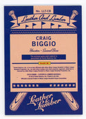 Craig Biggio 2019 Panini Leather and Lumber #LLT-CB Card 96/99