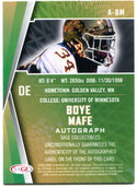 Boye Mafe 2022 Sage AUTO RC #A-BM