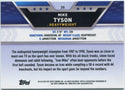 Mike Tyson 2024 Topps Chrome Boxing Shimmer Refractor Card #35