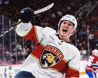 Anton Lundell Autographed Panthers 8x10 Photo (JSA)