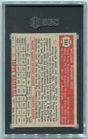 Billy Cox 1952 Topps Card #232 SGC Graded 4