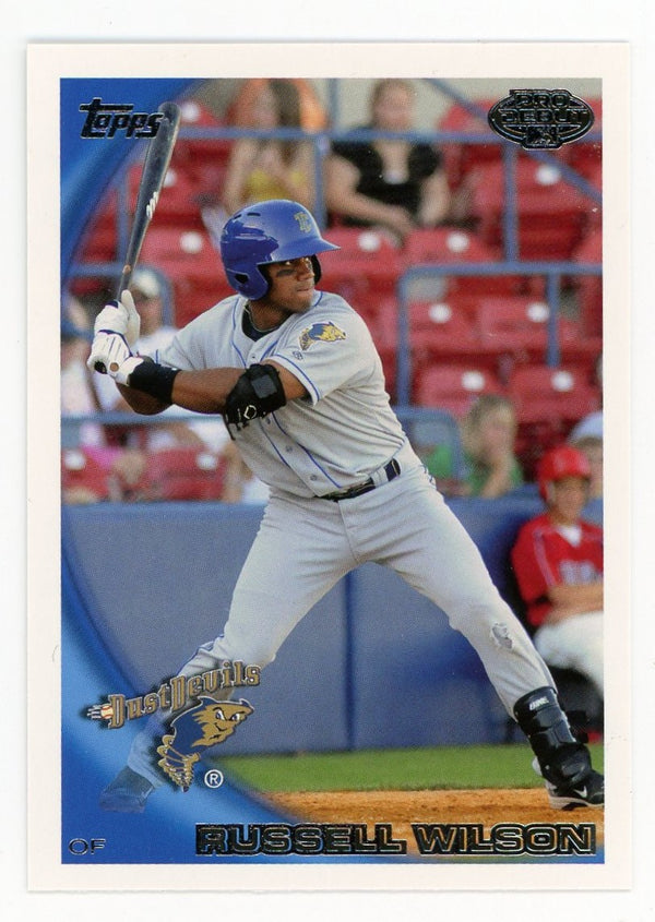 Russell Wilson 2010 Topps Pro Debut #435 Card