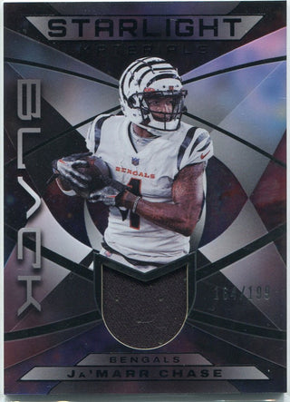 Ja'Marr Chase 2024 Panini Black Jersey Card #SM-JC 164/199