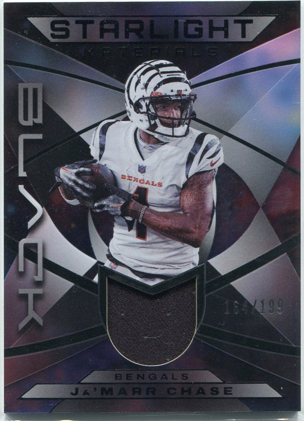 Ja'Marr Chase 2024 Panini Black Jersey Card #SM-JC 164/199