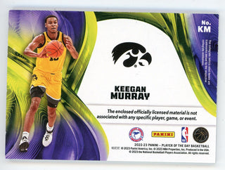 Keegan Murray 2022-23 Panini Player of the Day Patch Relic Rookie Card #NM