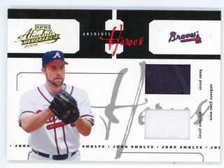 John Smoltz 2005 Playoff Absolute Heroes Patch Relics #AH-58