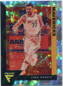 Luka Doncic 2020 - 2021 Panini Flux Cracked Ice Prizm Card #37