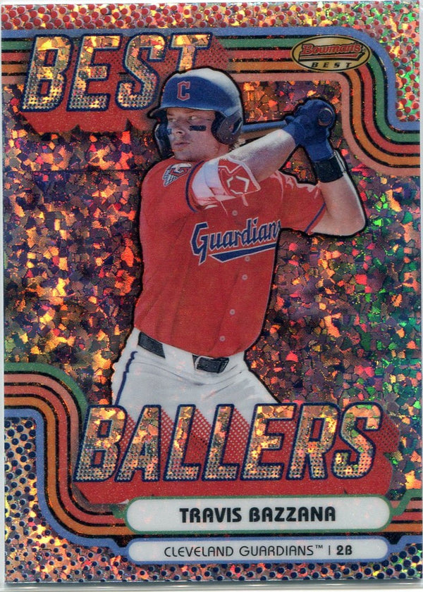 Travis Bazzana 2024 Bowman's Best Best Ballers Mini Diamond Refractor RC #BB-5