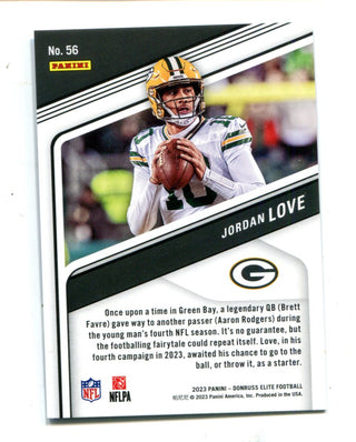 Jordan Love 2020 Panini Donruss Elite Status #56 Card /299