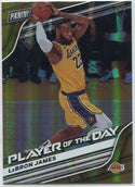 LeBron James 2020 - 2021 Panini Player Of The Day Foil Card #1