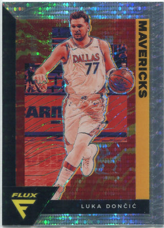 Luka Doncic 2020 - 2021 Panini Flux Pulsar Prizm Card #37