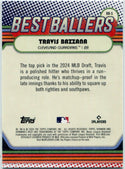 Travis Bazzana 2024 Bowman's Best Best Ballers Mini Diamond Refractor RC #BB-5