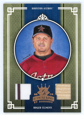 Roger Clemens 2005 Donruss Diamond Kings Patch/Bat Relic #105