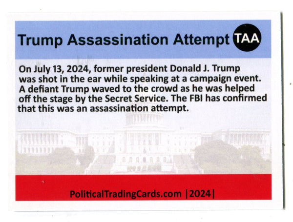 2024 Donald Trump Assassination Attempt Card  #TAA