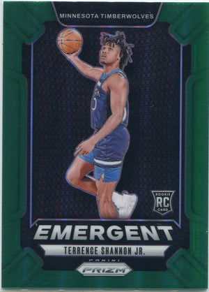 Terrence Shannon Jr 2024 - 2025 Panini Prizm Emergent Green Prizm RC #17