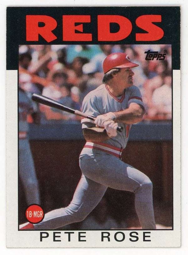 Pete Rose 1986 Topps #1 Card