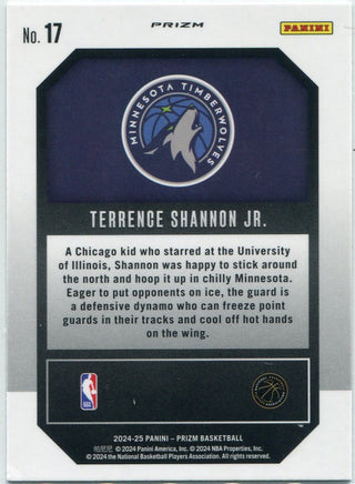Terrence Shannon Jr 2024 - 2025 Panini Prizm Emergent Green Prizm RC #17