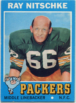 Ray Nitschke 1971 Topps Card #133