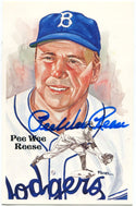 Pee Wee Reese Autographed Perez Steele Galleries Postcard 9309/10,000 (JSA)