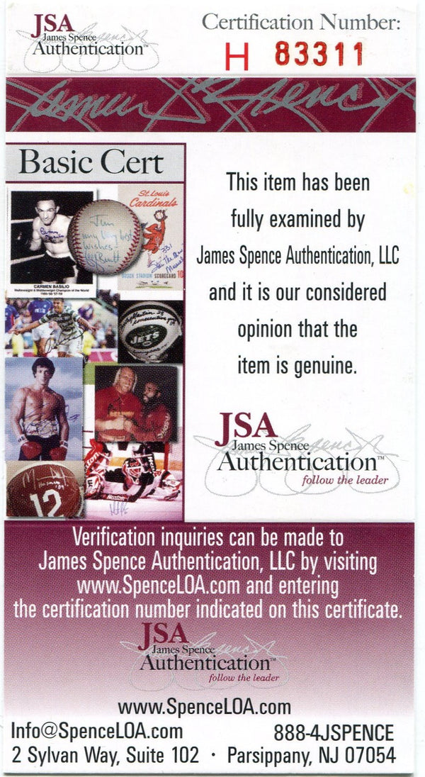 Pee Wee Reese Autographed Perez Steele Galleries Postcard 9309/10,000 (JSA)