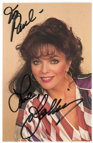 Joan Collins Autographed Photo