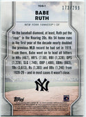 Babe Ruth 2020 Topps Of The Class Greats Rainbow Foil Card #TCG-1 173/299