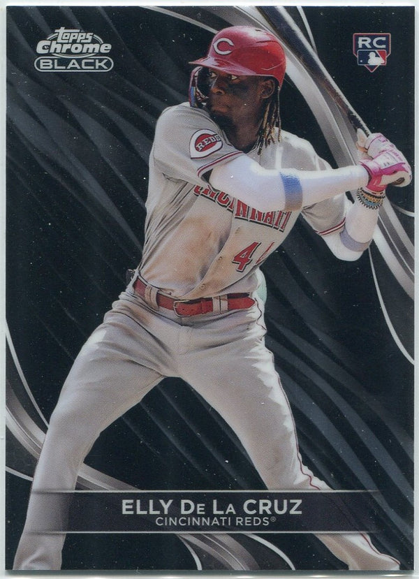 Elly De La Cruz 2024 Topps Chrome Black RC #17