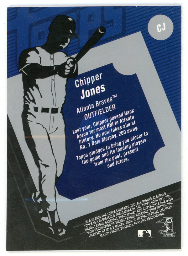 Chipper Jones 2004 Topps Bat Relic #CJ